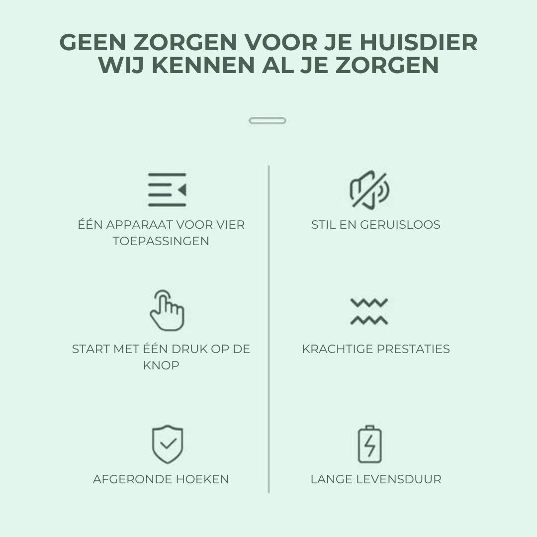 Huisdierentrimmer 4-in-1 TrimMaster Pro 4