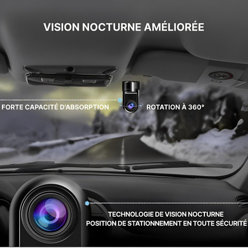 Intelligente Dashcam met Parkeerbewaking en Rijassistentie 2