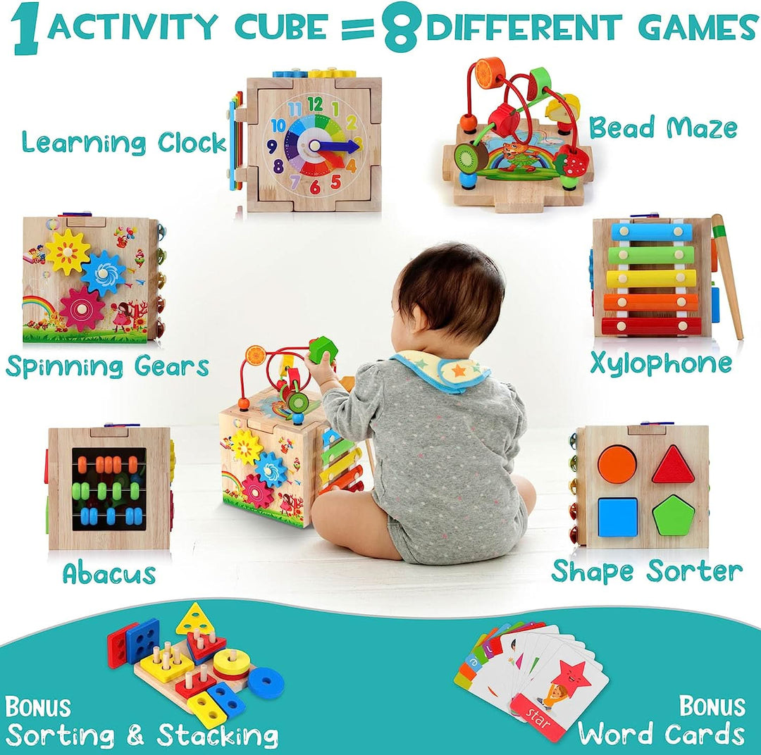 Interactieve Montessorikubus voor Peuters 8-in-1 3