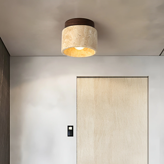 Japanse Plafondlamp Met Rustieke Charmante Stijl 1