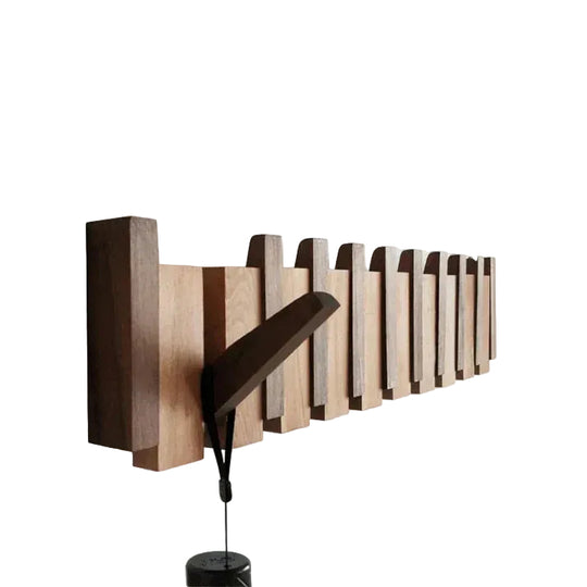 Kapstok Muur Pianovormig Ontwerp met Haken voor Jassen en Accessoires 0