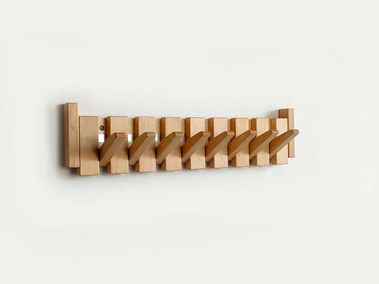 Kapstok Muur Pianovormig Ontwerp met Haken voor Jassen en Accessoires 6