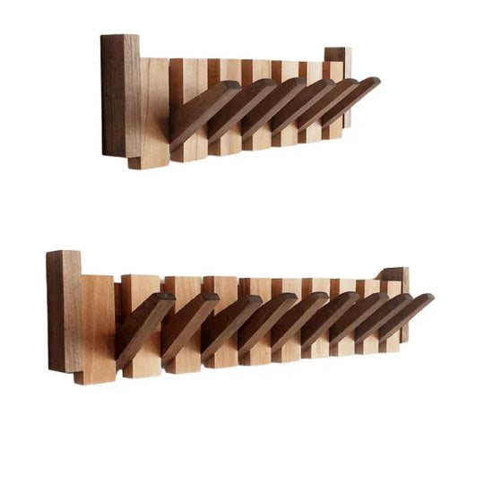 Kapstok Muur Pianovormig Ontwerp met Haken voor Jassen en Accessoires 8