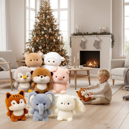 Kawaii Dierenpluche Poppenserie voor Kinderen 1