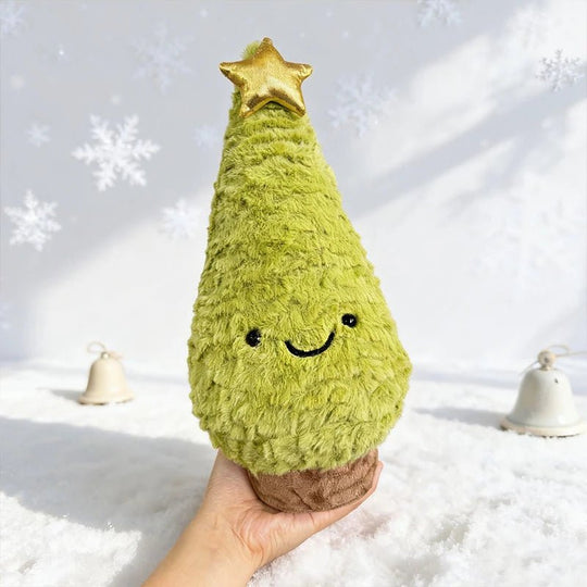 Kerstdecoratie Pluche Kerstboombeeldje voor Gezellige Sfeer 7