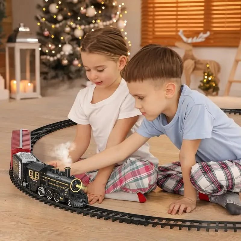 Kersttreinset Elektrisch met Flexibele Rails 2