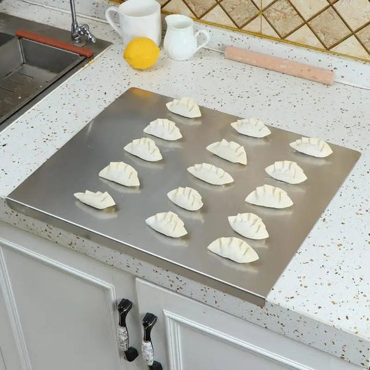 Keuken Snijplank RVS met Antislip Onderzijde 2