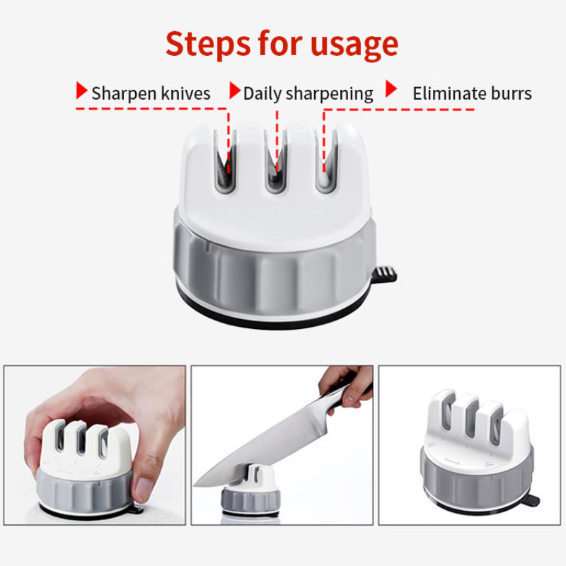 Keukenmessenslijper Mini met Antislip Zuignap 7