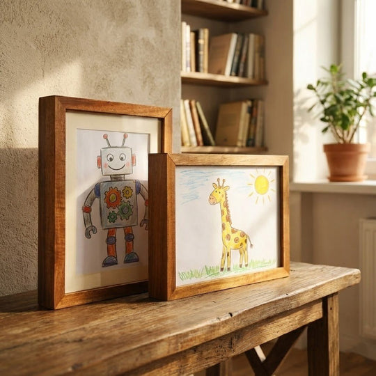 Kinder Displayframe met Opbergfunctie voor Kunstwerken 1