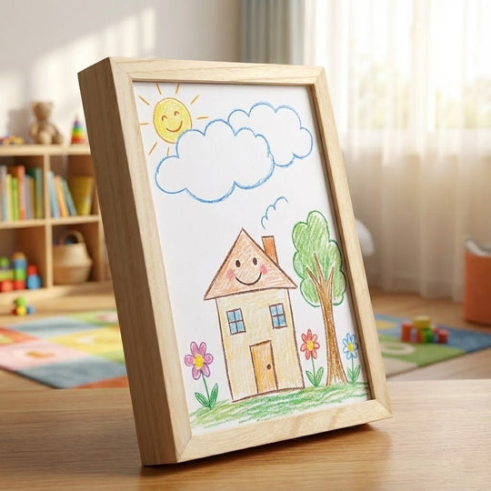 Kinder Displayframe met Opbergfunctie voor Kunstwerken 3