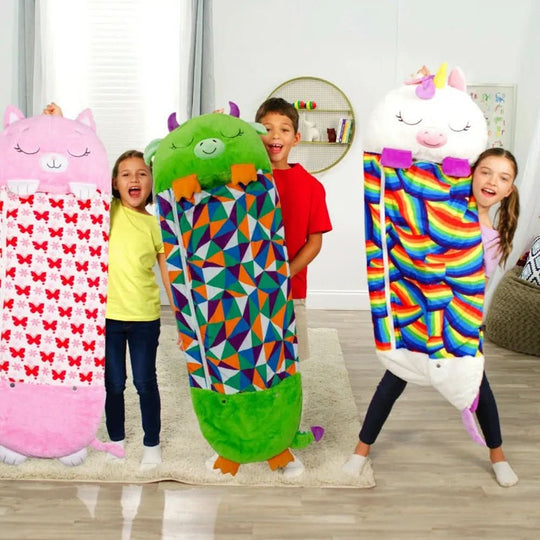 Kinderen's 2-in-1 Knuffelslaapzak Speelgoed 1