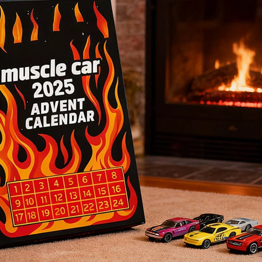 Kinderen's Adventskalender met 24 Miniatuurauto's 4