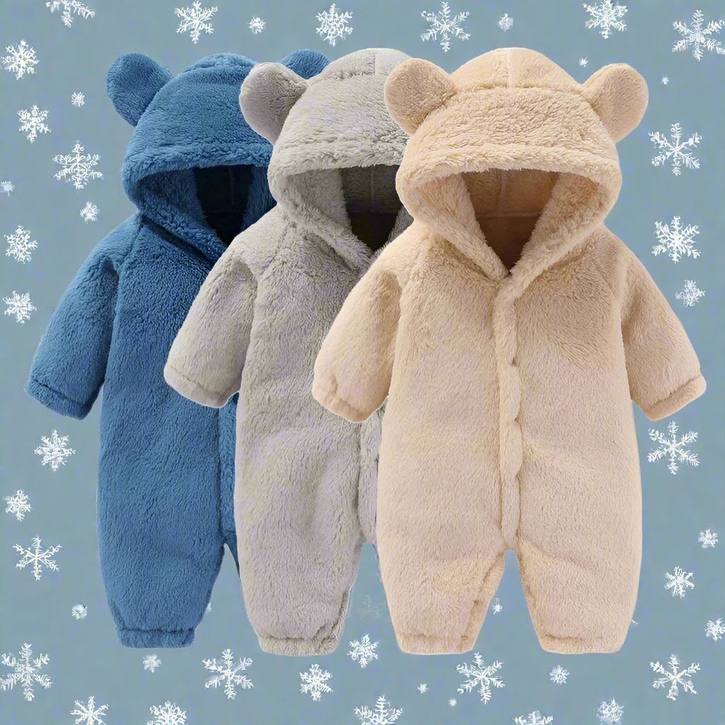 Kinderen's Teddy Jumpsuit met Oren 1