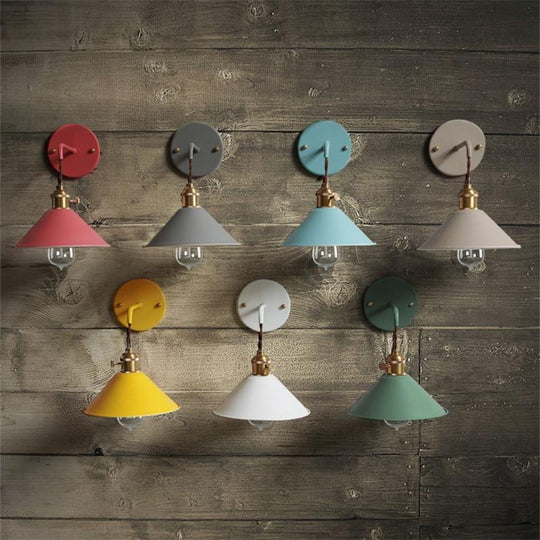 Kleurrijke Vintage Wandlamp Retro Design 2