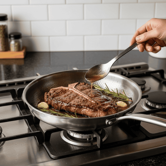 Koekenpan Inductie Titanium met Robuuste Structuur voor Optimale Kookresultaten 1