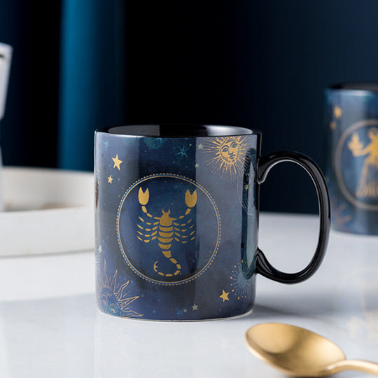 Koffiemok met Sterrenbeeld Ontwerp Warmtegevoelig Decoratief Geschenk 5