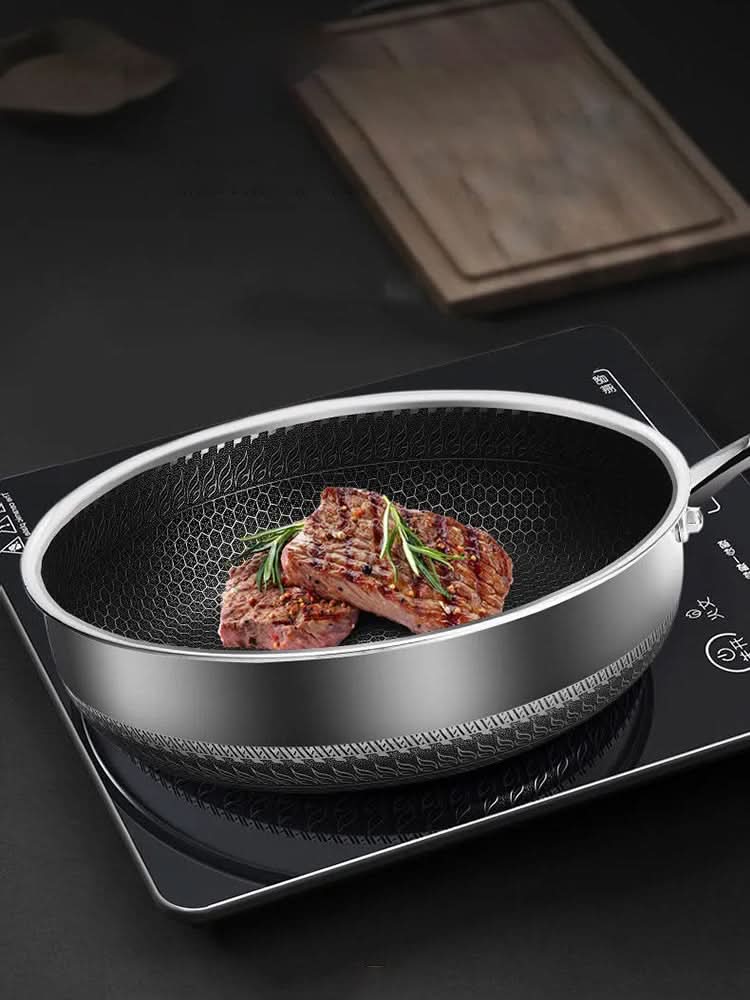 Kookpan Inductie met Honingraatstructuur voor Professioneel Koken 2