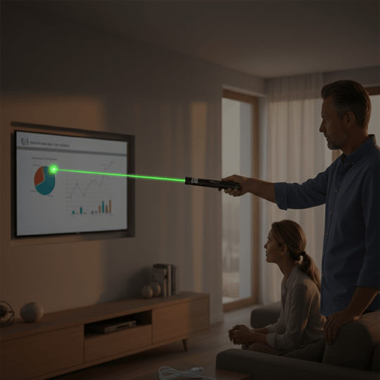 Krachtige Laserpointer met Instelbare Focus voor Presentaties 1