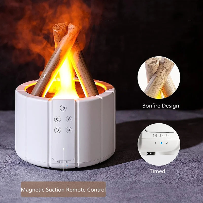 Luchtbevochtiger met Aromatherapie voor Slaapkamer en Woonkamer met Stil Ontwerp 3