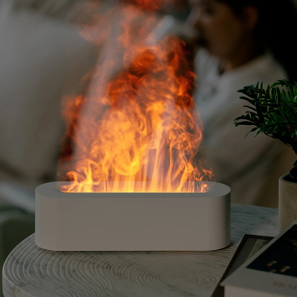 Luchtbevochtiger met Vlam Effect en Aromaverspreider 1