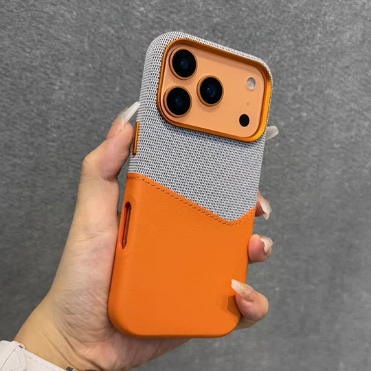 Magnetische Hoes voor iPhone met Kaartinvoeging 0