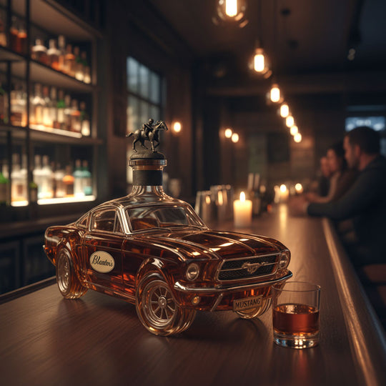 Mannen Whiskykaraf Auto Vorm Mustang Decoratief Accent 1
