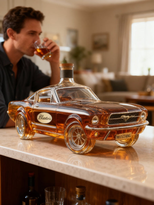 Mannen Whiskykaraf Auto Vorm Mustang Decoratief Accent 4