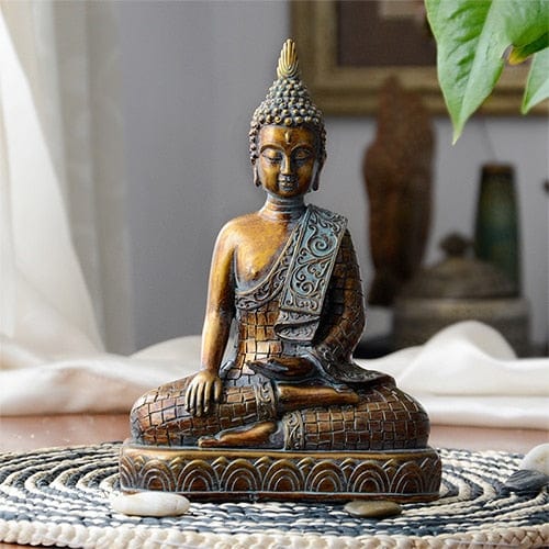 Meditating Buddha Statue Decorative Art 11