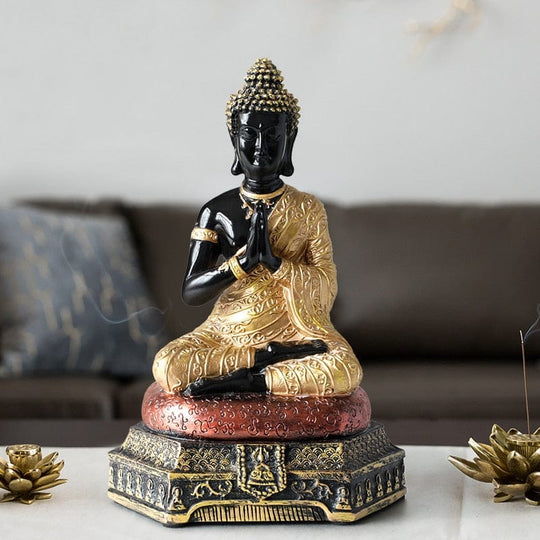 Meditating Buddha Statue Decorative Art 3