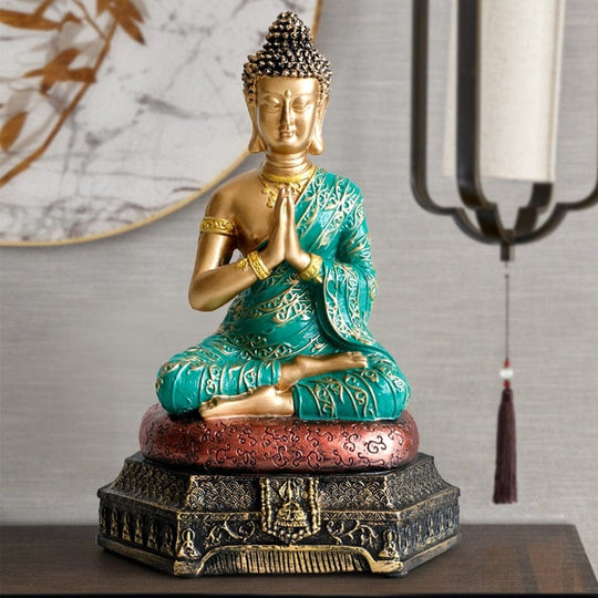 Meditating Buddha Statue Decorative Art 5