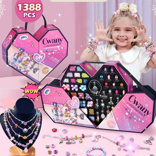 Meisjes DIY Sieraden Set met Bedels 11