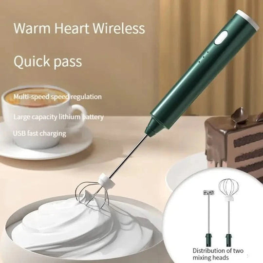 Mini Handmixer voor Keuken en Koffie 5
