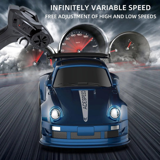 Mini RC Auto 1:64 met Driftfunctie en 2,4 GHz Afstandsbediening 5