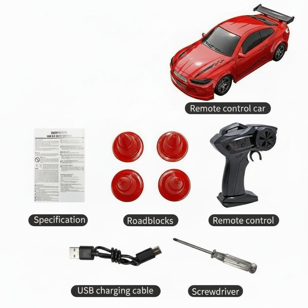 Miniatuur Driftauto 1:64 met Afstandsbediening 9