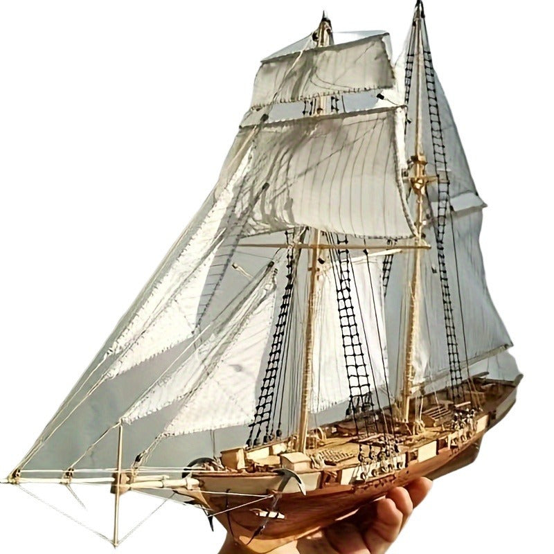 Modelbouw Schip Houten Zeilschip Gedetailleerd voor Botenliefhebbers 0