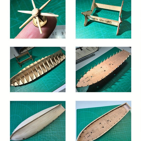 Modelbouw Schip Houten Zeilschip Gedetailleerd voor Botenliefhebbers 4