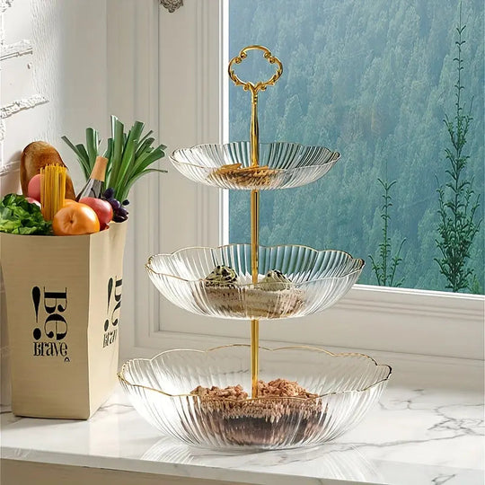 Moderne 3-laags Fruit- en Groente Organizer voor Keuken 4