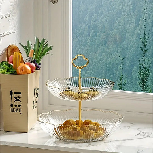 Moderne 3-laags Fruit- en Groente Organizer voor Keuken 5