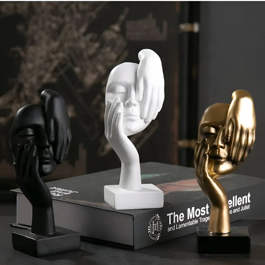 Moderne Abstracte Denker Sculptuur voor Thuis en Kantoor 1
