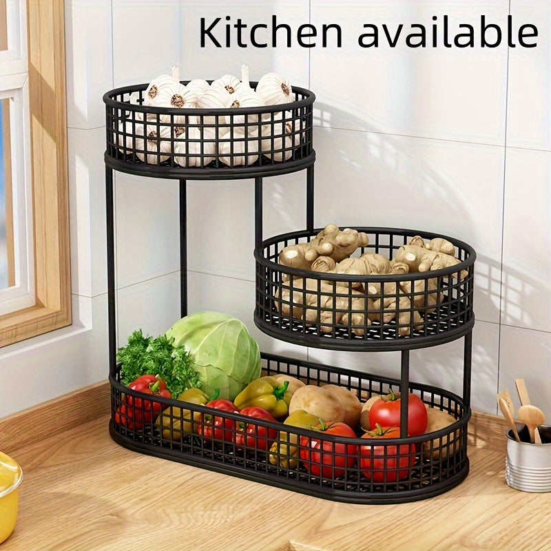 Moderne Fruitmand Meerdere Etages voor Keuken en Eettafel 4