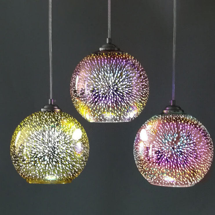 Moderne Hanglamp 3D Vuurwerk Design voor Eettafel en Woonkamer 5