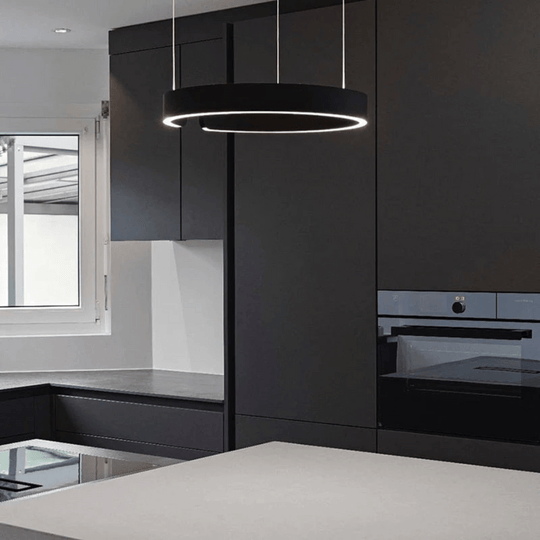 Moderne Hanglamp Ronde LED Voor Woonkamer Eettafel - Minimalistisch Industrieel Design 2