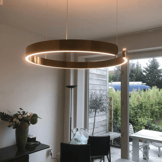 Moderne Hanglamp Ronde LED Voor Woonkamer Eettafel - Minimalistisch Industrieel Design 3