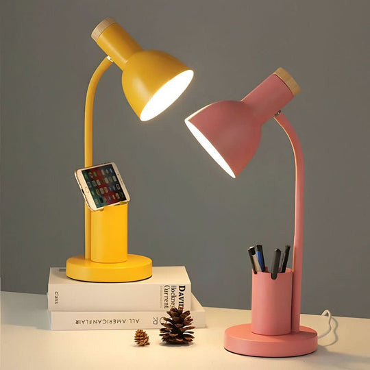 Moderne LED-bureaulamp met penhouder 2
