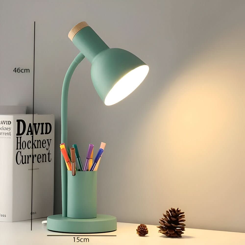 Moderne LED-bureaulamp met penhouder 7