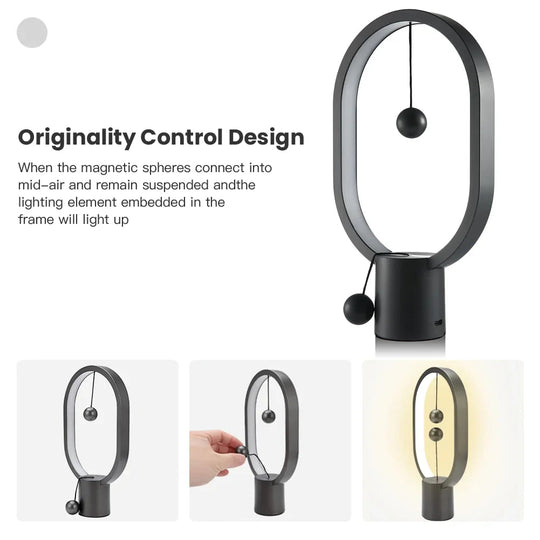 Moderne Nachtlamp Mini Balans voor Sfeervolle Verlichting in Slaapkamer 8