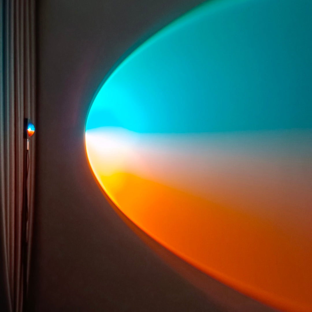 Moderne Vloerlamp met Kleurprojectie 1