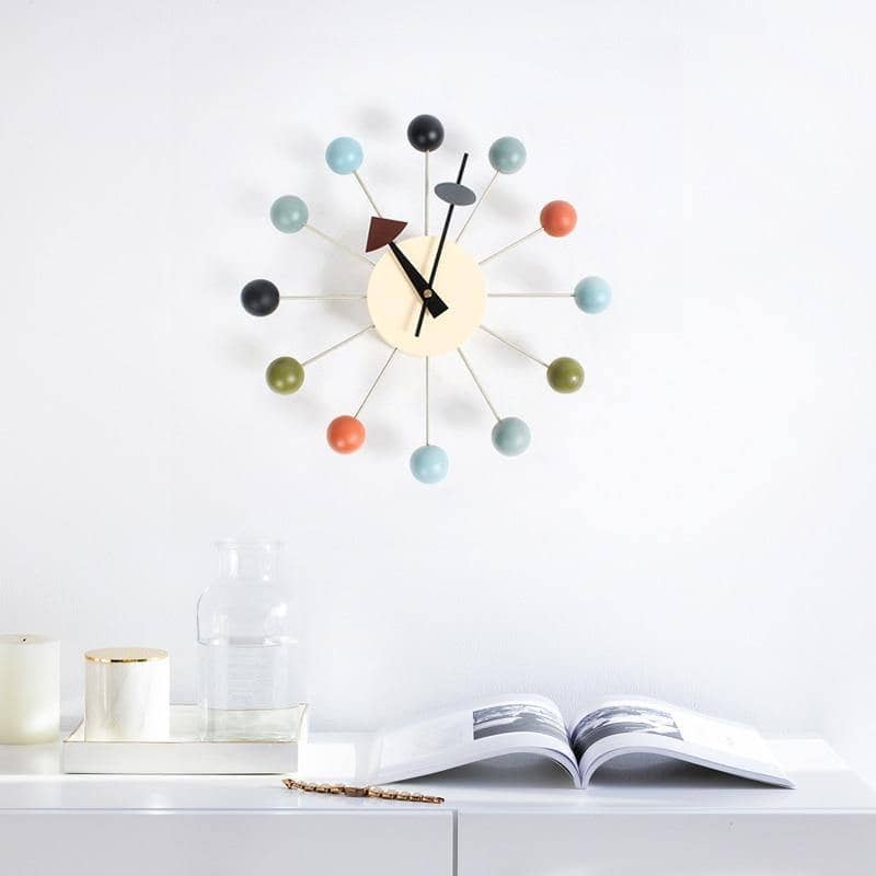 Moderne Wandklok 3D Bal voor Thuisdecoratie 1