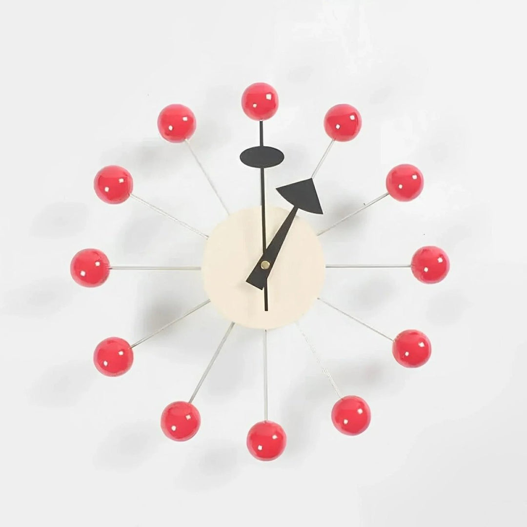 Moderne Wandklok Met Decoratief Metalen Ontwerp 32 cm 5