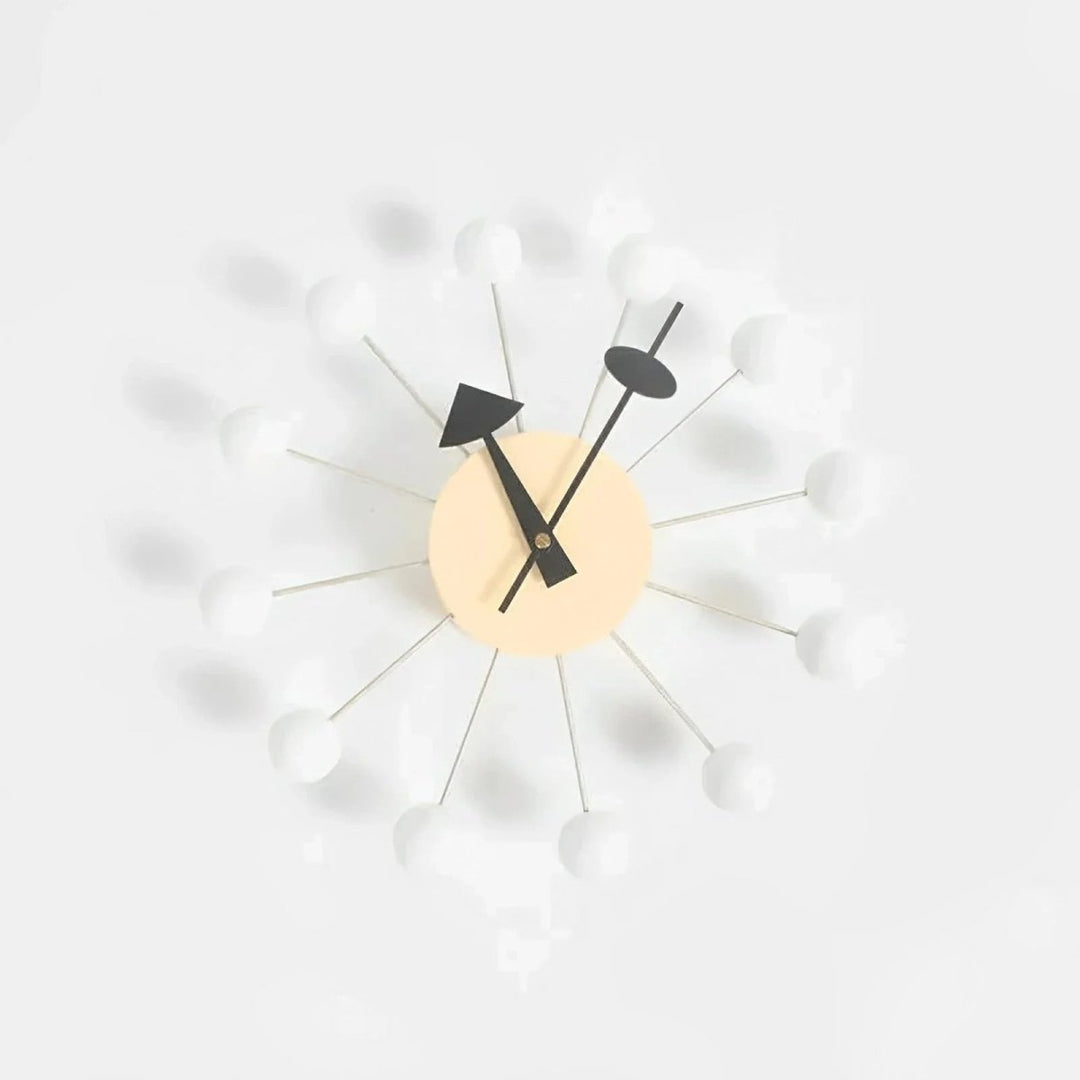Moderne Wandklok Met Decoratief Metalen Ontwerp 32 cm 7